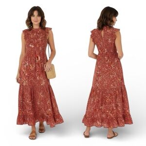 Universal Thread‎ Red Tiered Maxi Dress